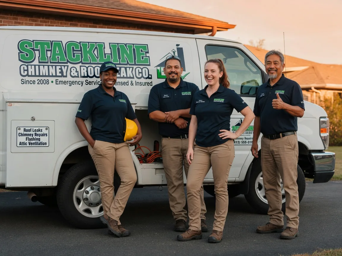 Chimney flashing repair company in Chester, OH